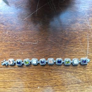 Silver Gem Bracelet
